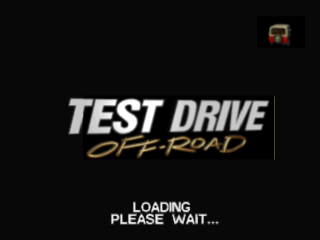 Test Drive Off Road title screen for Playstation